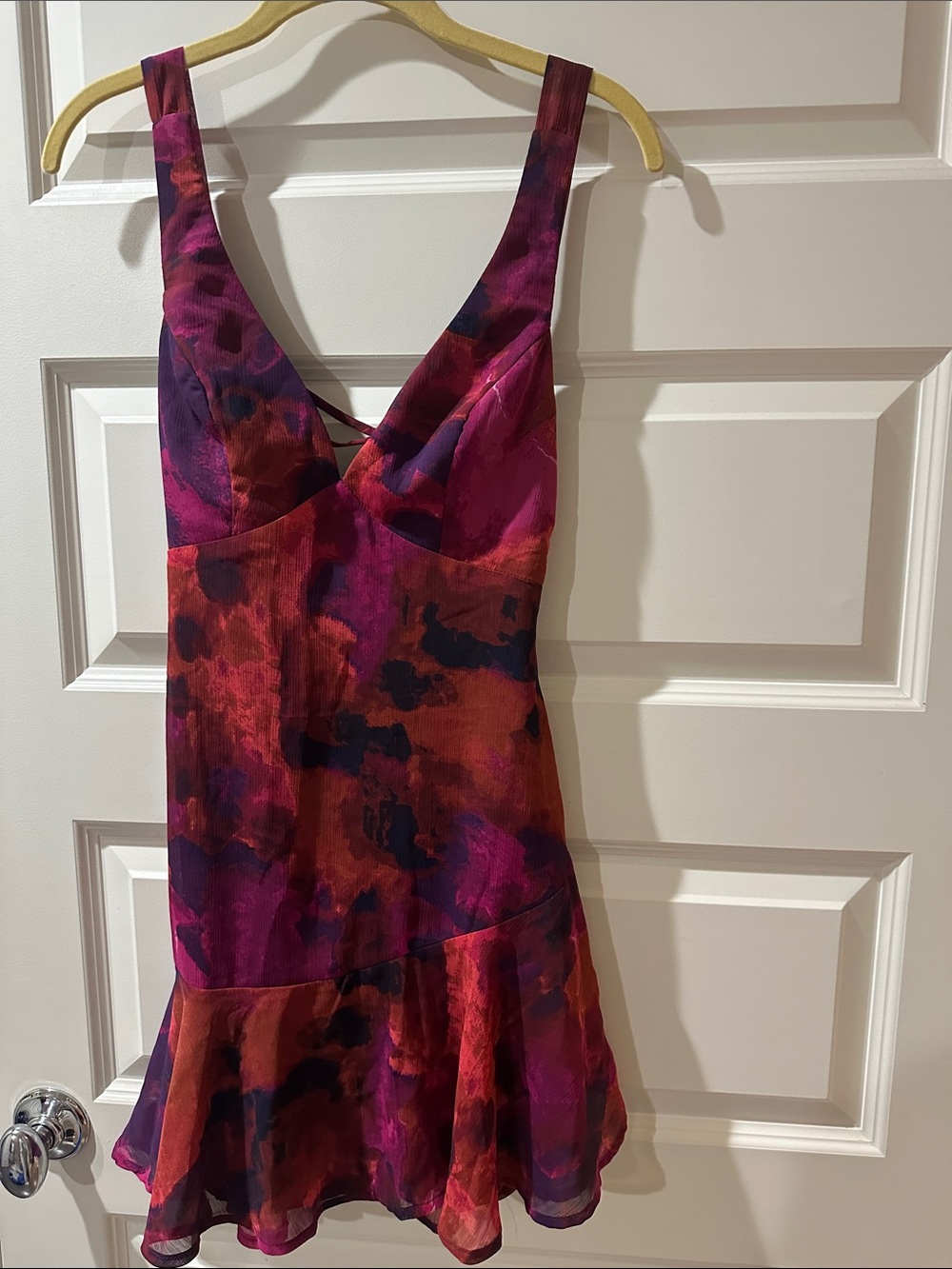 Lulu’s purple and red mini dress